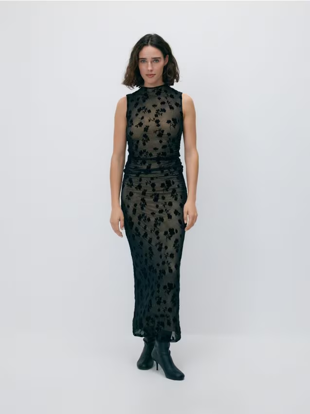 Reserved - Spódnica maxi - czarny