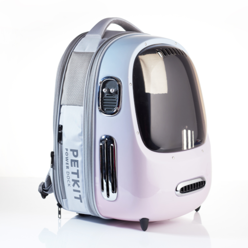 Petkit Breezy 2 Smart Pet Carrier, plecak transportowy - Różowy: dł. x szer. x wys.: 46 x 35,5 x 59 cm
