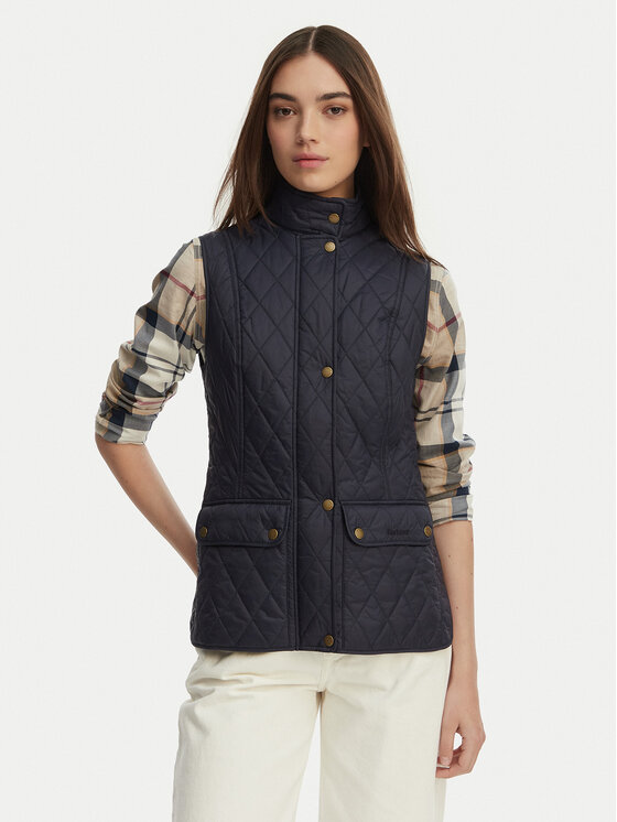 Barbour Bezrękawnik Otteburn LGI0003NY71 Granatowy Regular Fit