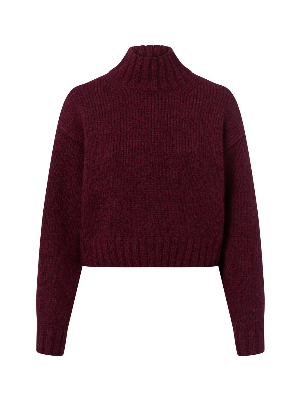 Marc Cain Sweter damski z dzianiny z zawartością alpaki Kobiety Wełna czerwony, 38