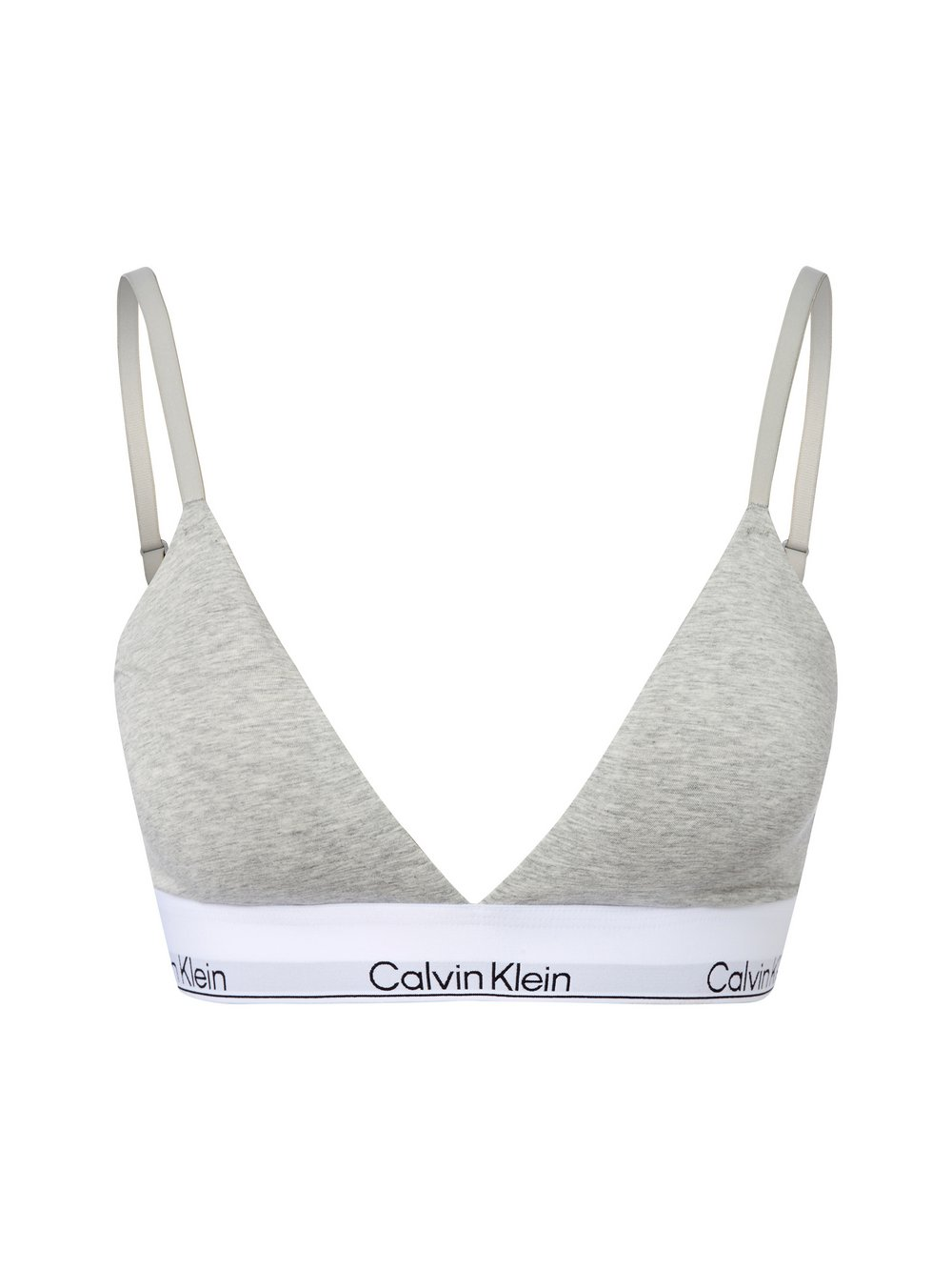 Calvin Klein Biustonosz damski - usztywniany Kobiety Bawełna szary, L
