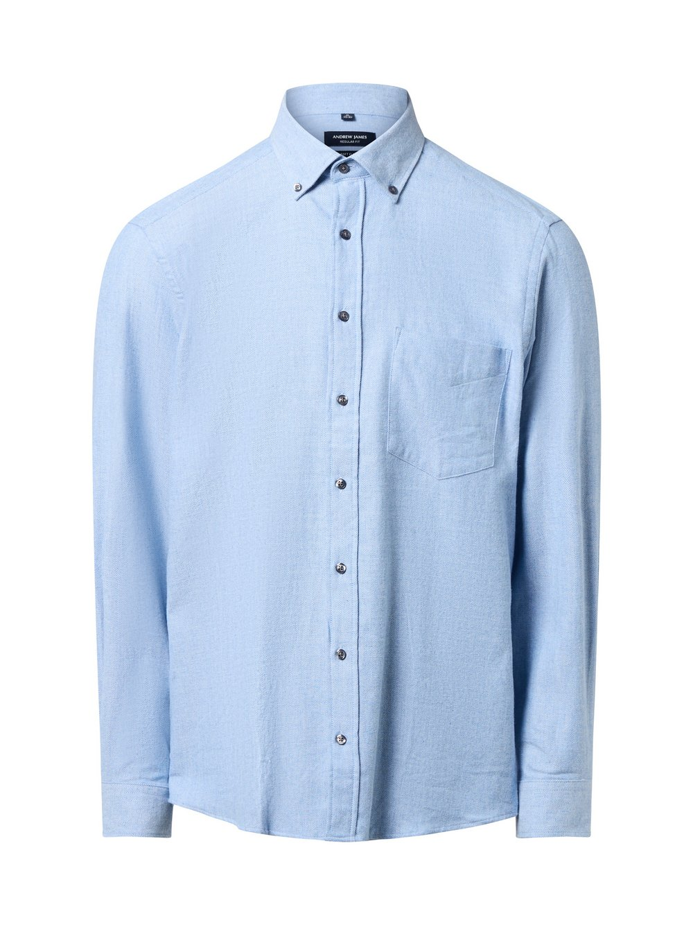 Andrew James Męska koszula flanelowa Mężczyźni Regular Fit Bawełna czerwony, XL