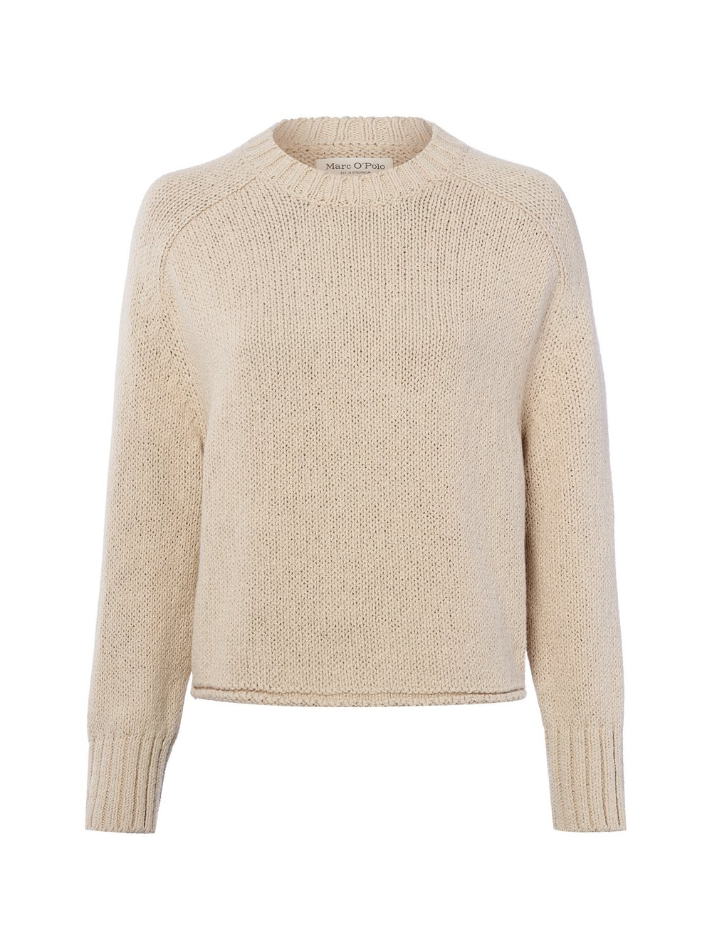 Marc O'Polo Sweter damski z dzianiny Kobiety beżowy, XL