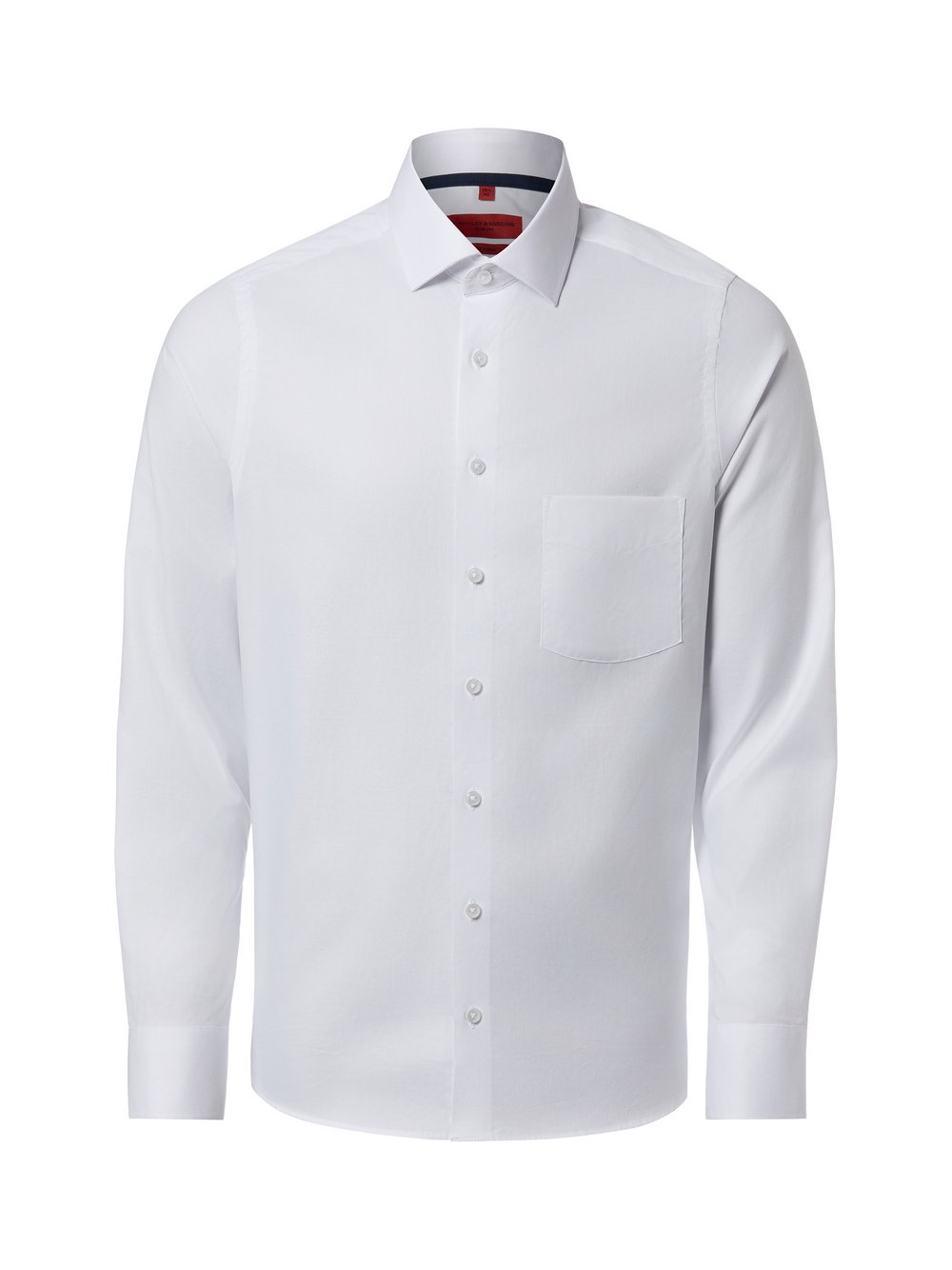 Finshley & Harding Męska koszula biznesowa Mężczyźni Slim Fit Bawełna biały, 38