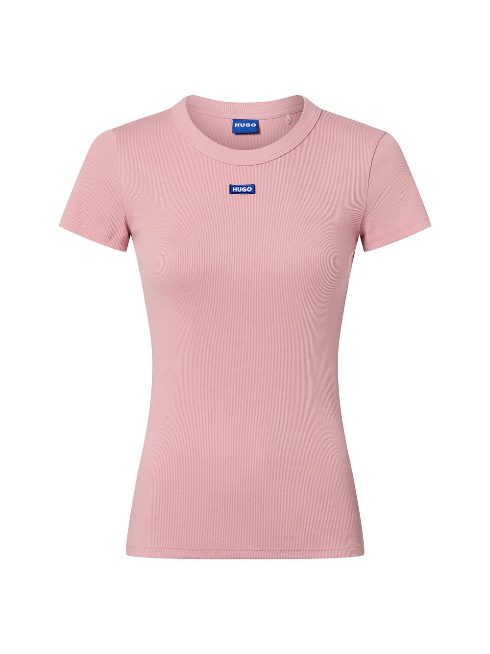 HUGO BLUE Koszulka damska - Easy Tee_B Kobiety Bawełna różowy, S