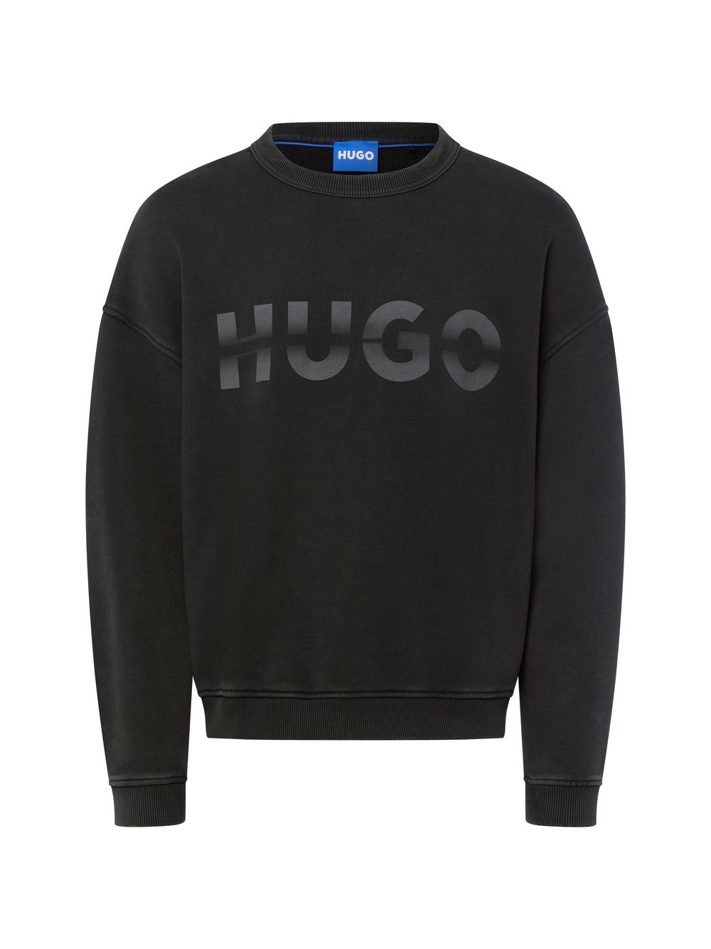 HUGO BLUE Bluza męska - Nenzyew Mężczyźni czarny, L