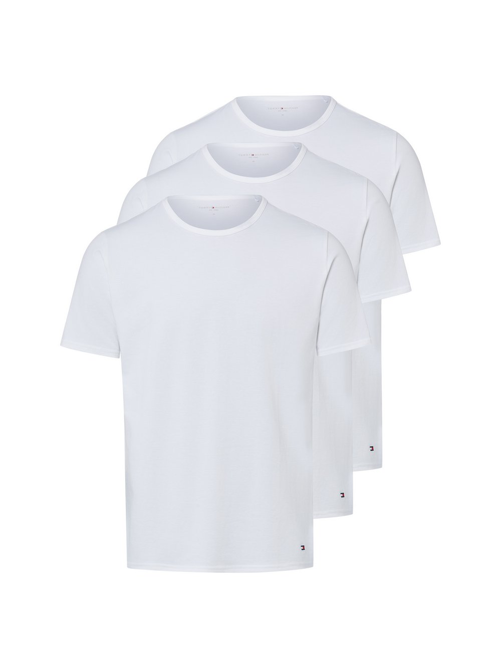Tommy Hilfiger T-shirt w 3-paku Mężczyźni Bawełna biały, XL