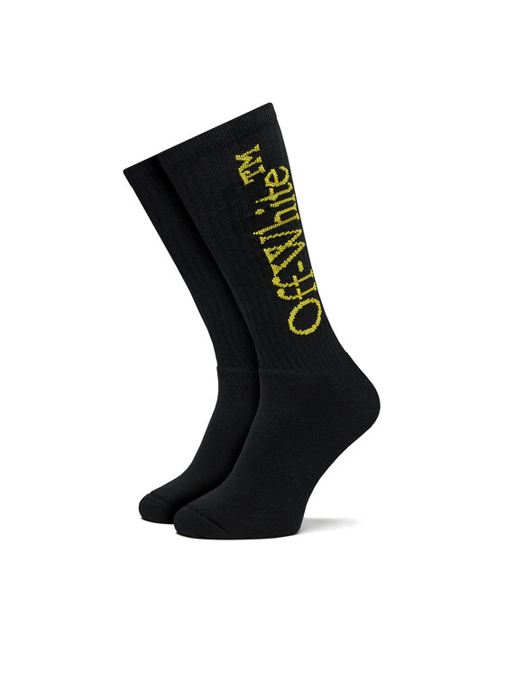 Off-White Skarpety długie OMRA075S23KNI0011018 Czarny