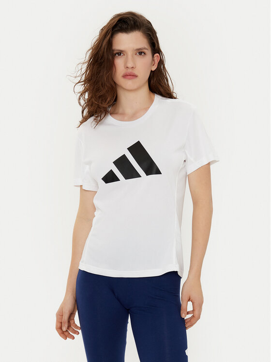 adidas Koszulka techniczna Run It IN0111 Biały Regular Fit miniaturka