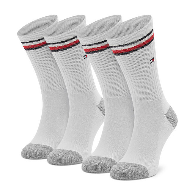 Tommy Hilfiger Skarpety długie 100001500 Biały