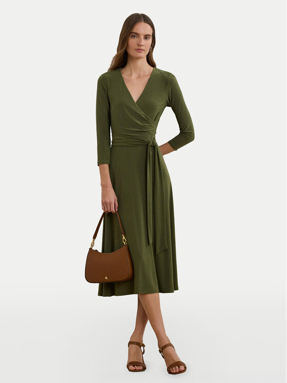 LAUREN RALPH LAUREN Sukienka codzienna 250769904042 Khaki Regular Fit