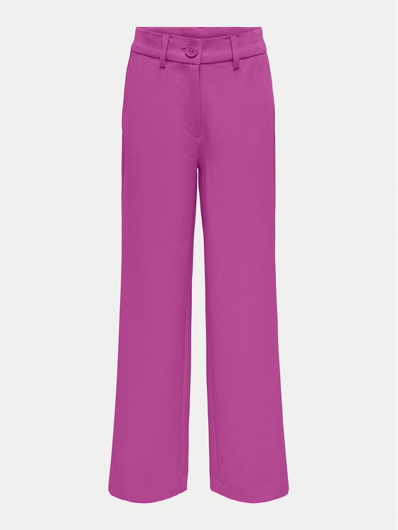 Kids ONLY Spodnie materiałowe Lana Berry 15300093 Różowy Straight Fit