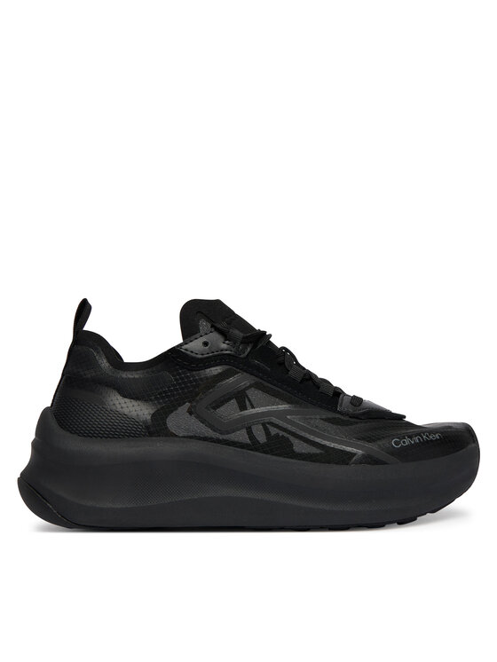 Calvin Klein Sneakersy Chunky Run Ckstripe Lup Tran Rip HW0HW03005 Czarny