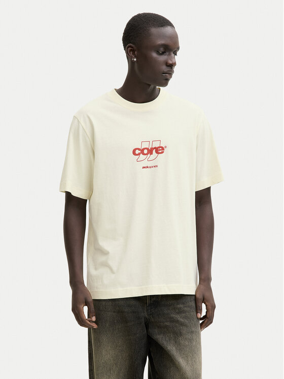 Jack & Jones T-Shirt Club 12289868 Żółty Relaxed Fit