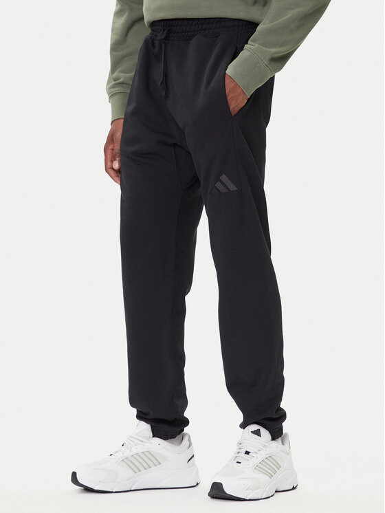 adidas Spodnie dresowe ALL SZN Fleece IX1246 Czarny Tapered Leg