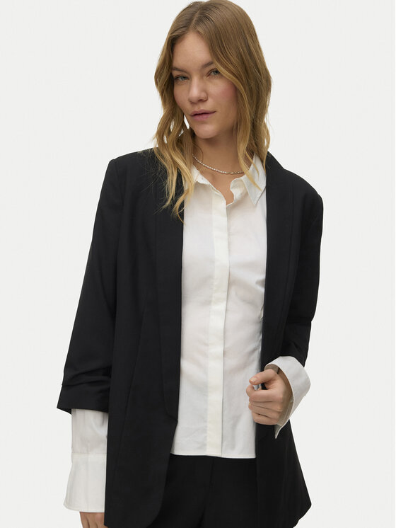 Vero Moda Marynarka Hailey 10346155 Czarny Regular Fit