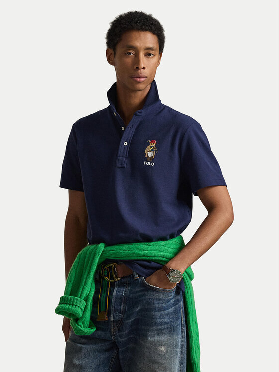 Polo Ralph Lauren Polo 710B16616001 Granatowy Regular Fit