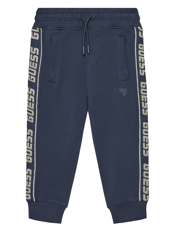 Guess Spodnie dresowe L2YQ48 K6ZS1 Granatowy Regular Fit
