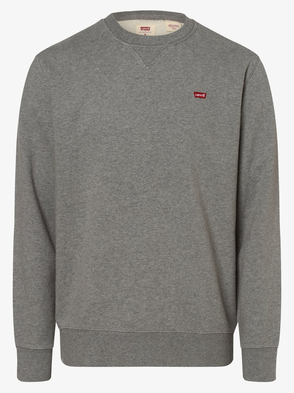Levi's Męska bluza nierozpinana Mężczyźni Bawełna szary, M