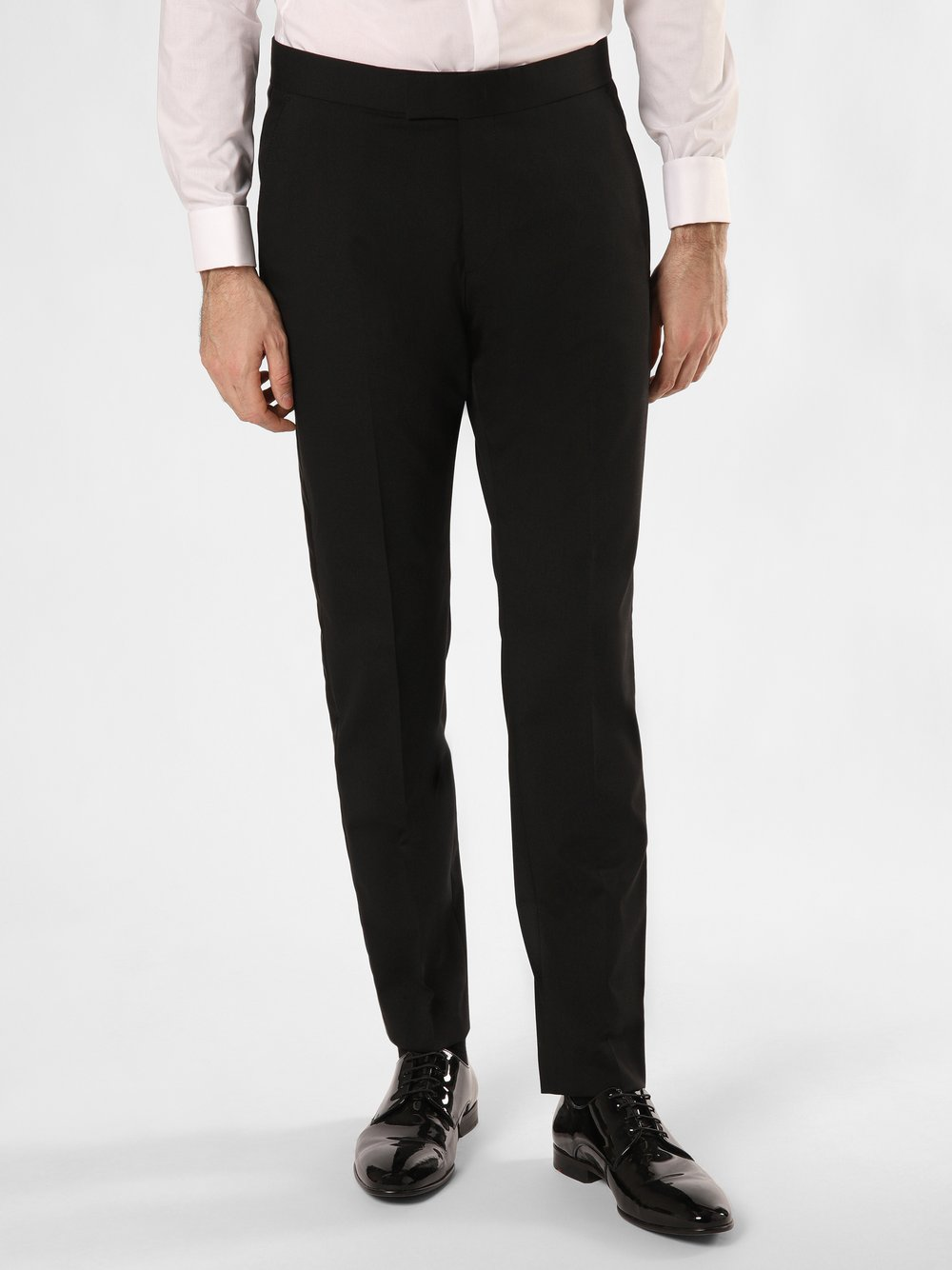 Strellson Spodnie - Matt Mężczyźni Slim Fit czarny jednolity, 56