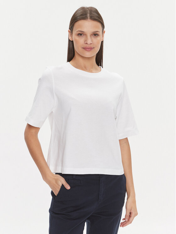 United Colors Of Benetton T-Shirt 3BL0E17G5 Biały Boxy Fit