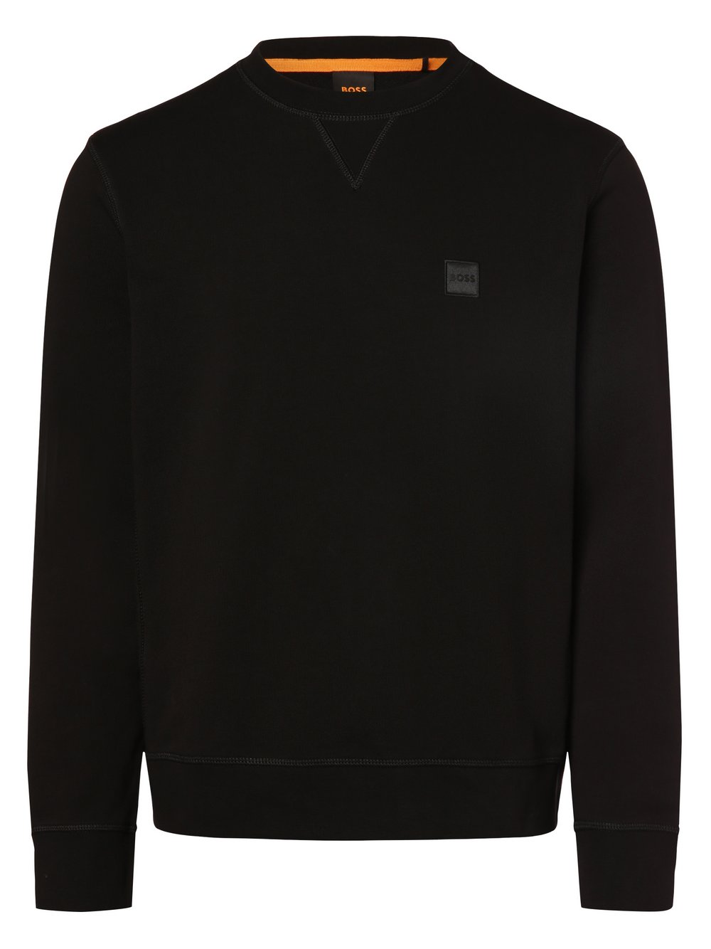 BOSS Orange Bluza męska - Westart Mężczyźni Bawełna czarny, XL