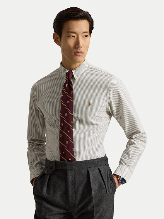 Polo Ralph Lauren Koszula 710953704503 Beżowy jasny Custom Fit