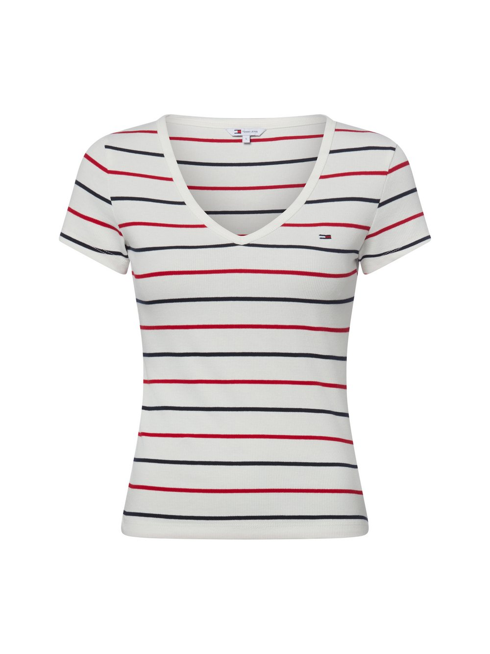 Tommy Jeans Koszulka damska Kobiety Bawełna biały, S