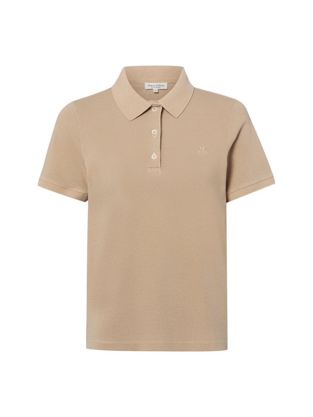 Marc O'Polo Damska koszulka polo Kobiety Bawełna (100%) brązowy, S
