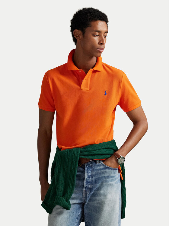 Polo Ralph Lauren Polo 710782592024 Pomarańczowy Regular Fit