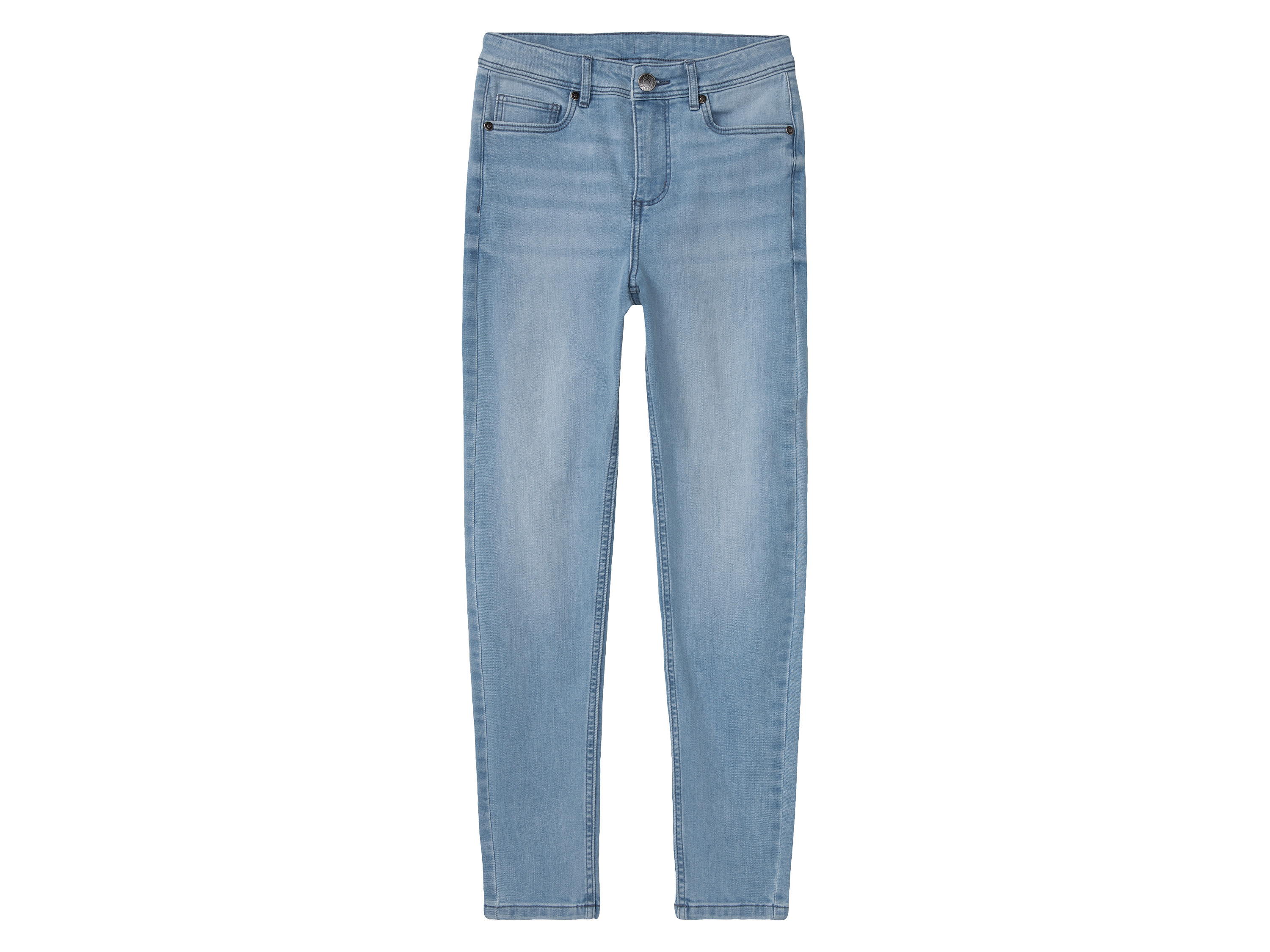 pepperts!® Jeansy dziewczęce z bawełną, super skinny fit (152, Jasnoniebieski)