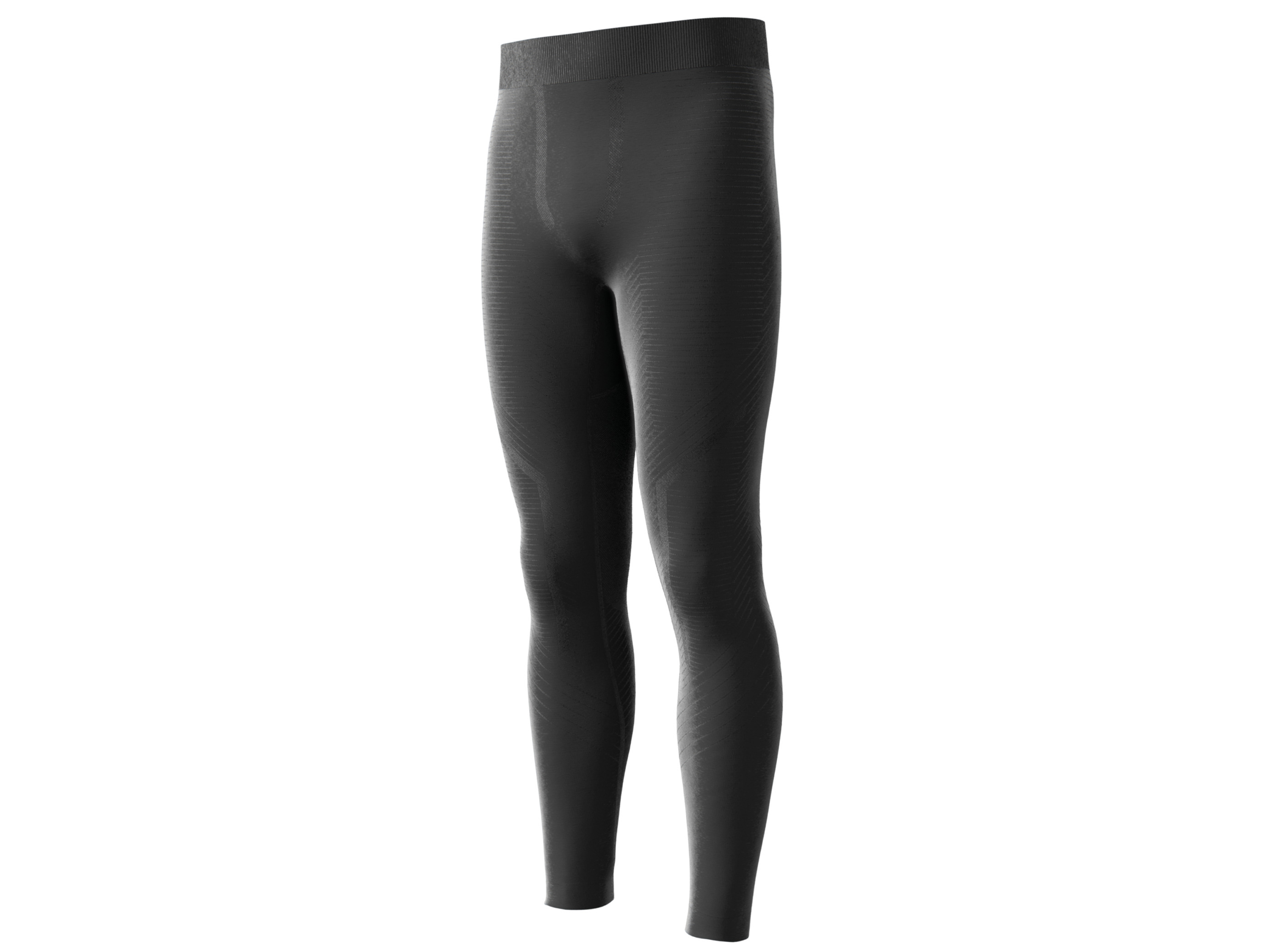 CRIVIT Legginsy funkcyjne męskie, bezszwowe (Czarny, 6/L)