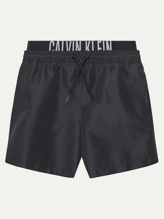 Calvin Klein Swimwear Szorty kąpielowe KV0KV00054 Czarny Regular Fit