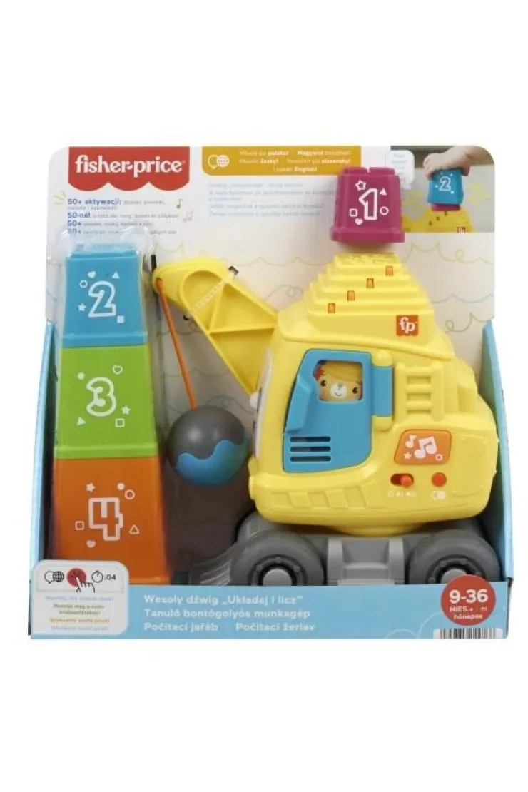 Fisher-Price. Wesoły dźwig "Układaj i licz" HWY64