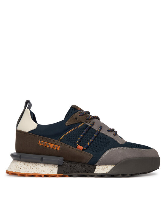REPLAY Sneakersy GMS1P .000.C0072L Granatowy