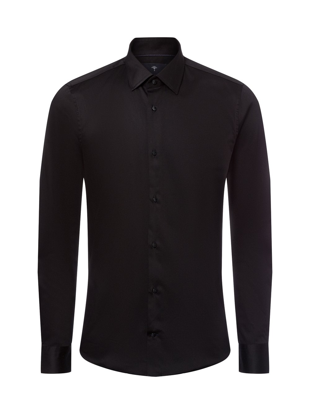 JOOP! Męska koszula biznesowa - Pit Mężczyźni Slim Fit Bawełna czarny, 38