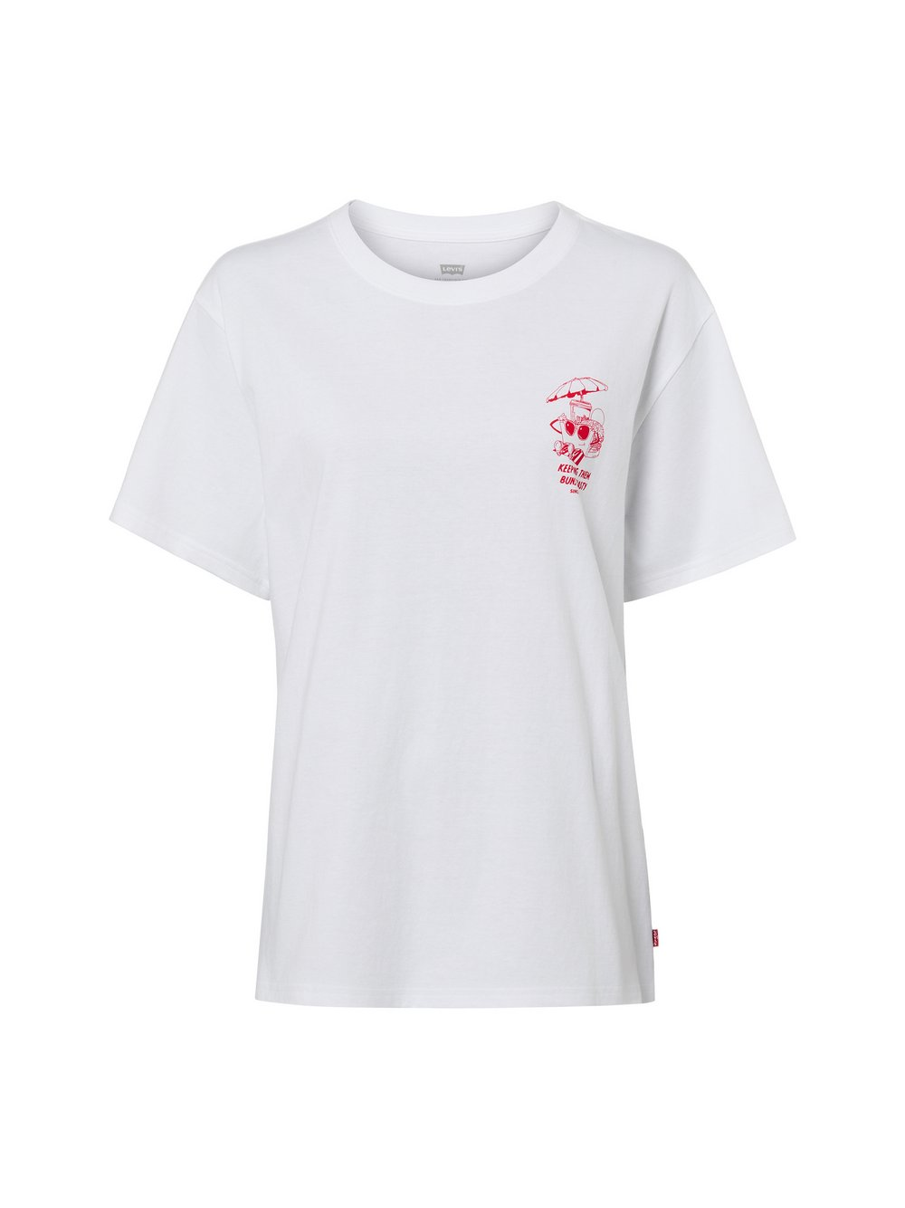 Levi's T-shirt męski Mężczyźni Bawełna biały|wielokolorowy, S