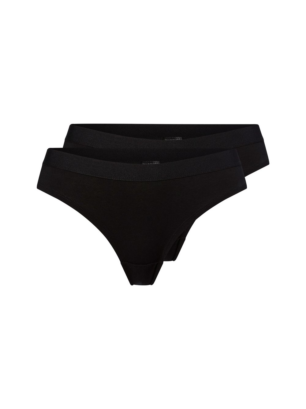 Snocks Damskie figi brazylijskie w 2-paku Kobiety Bawełna czarny, XL