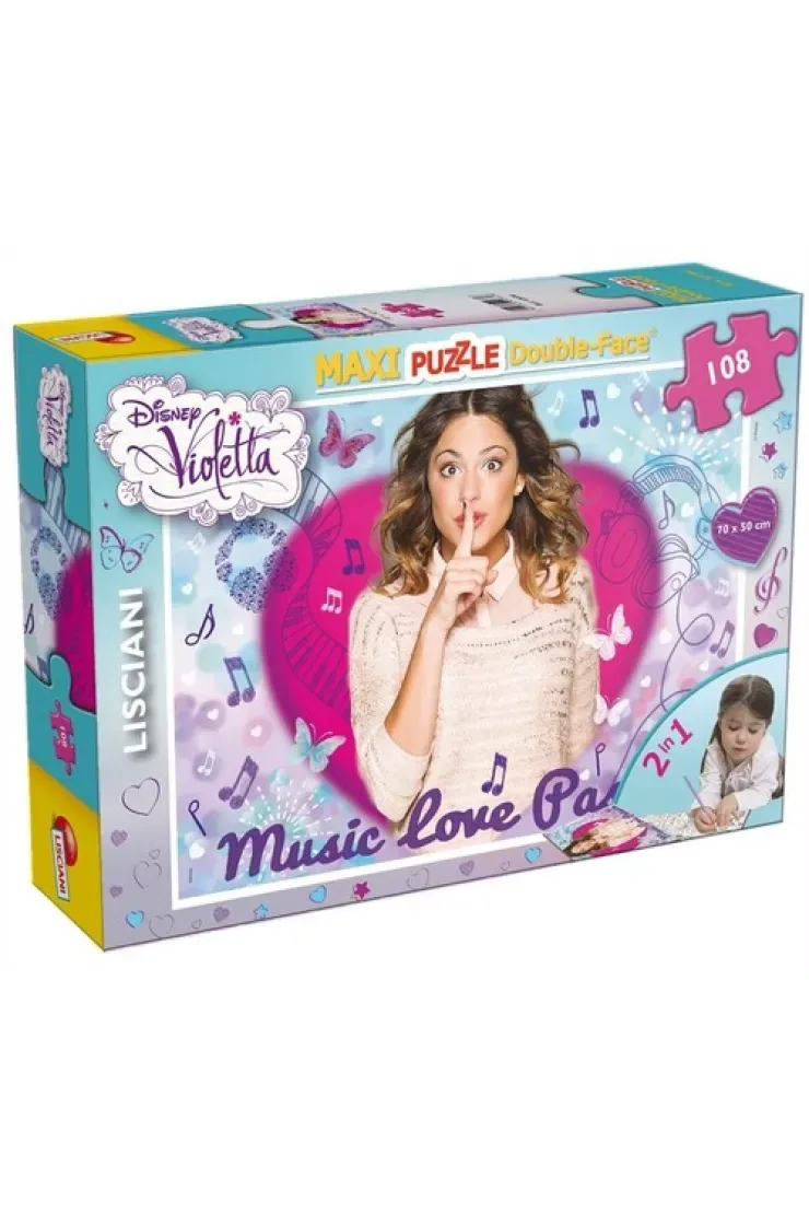 Puzzle dwustronne maxi 108 el. Violetta