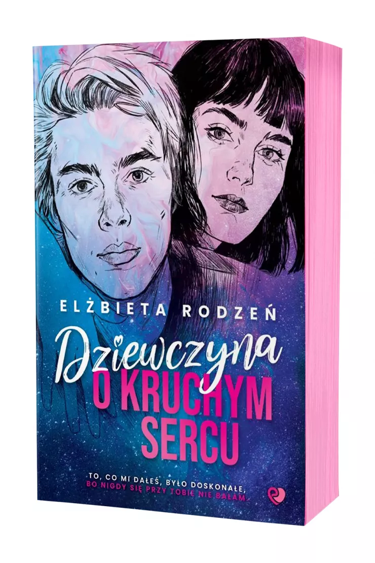 Dziewczyna o kruchym sercu (barwione brzegi)