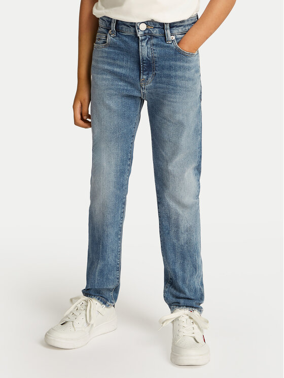 Tommy Hilfiger Jeansy Modern KB0KB09326 Niebieski Straight Fit