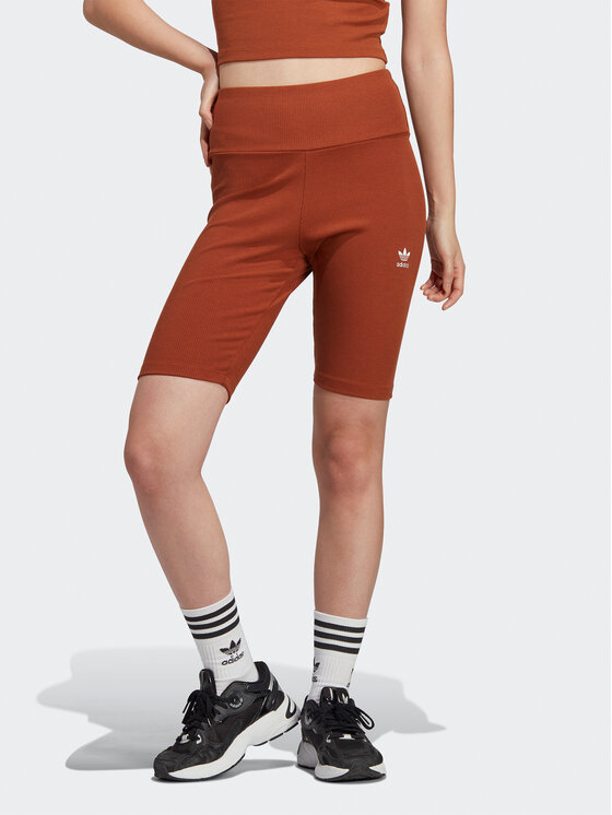 adidas Szorty sportowe Rib Shorts IL9621 Brązowy