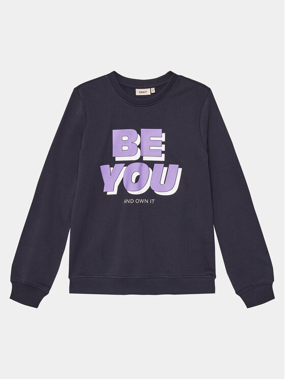 Kids ONLY Bluza 15307578 Granatowy Regular Fit