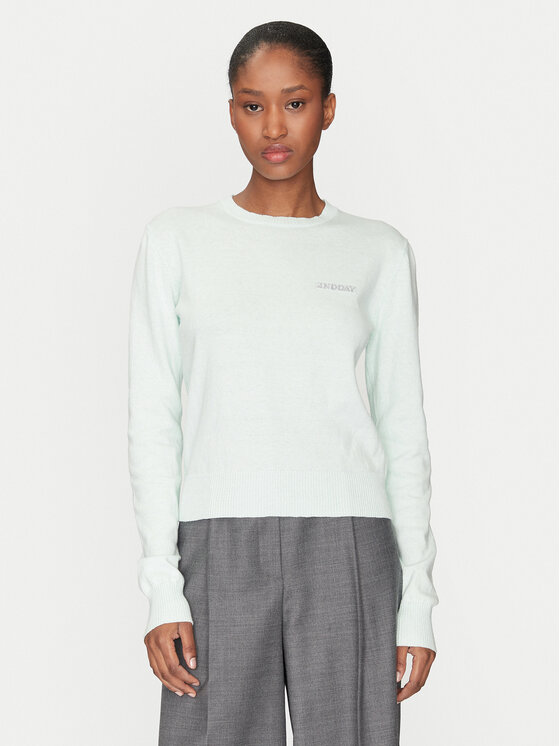 2NDDAY Sweter Lance 2252340408 Niebieski Regular Fit
