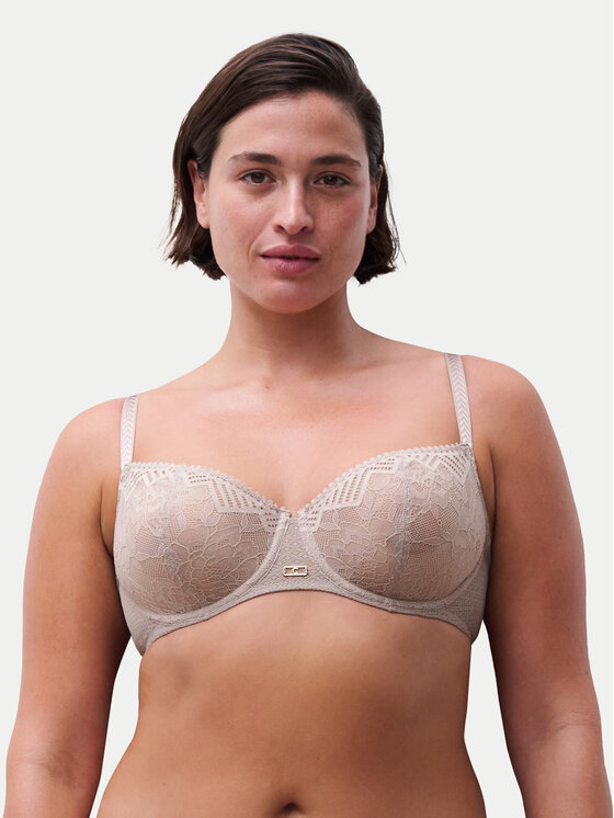 Chantelle Biustonosz balkonetka Origins C13XM5 Szary