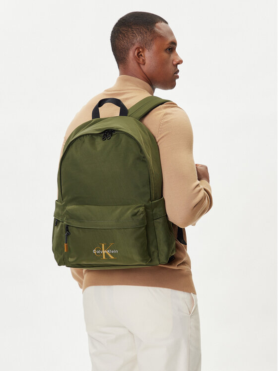 Calvin Klein Plecak Bold Round Backpack LV04D3114G Zielony