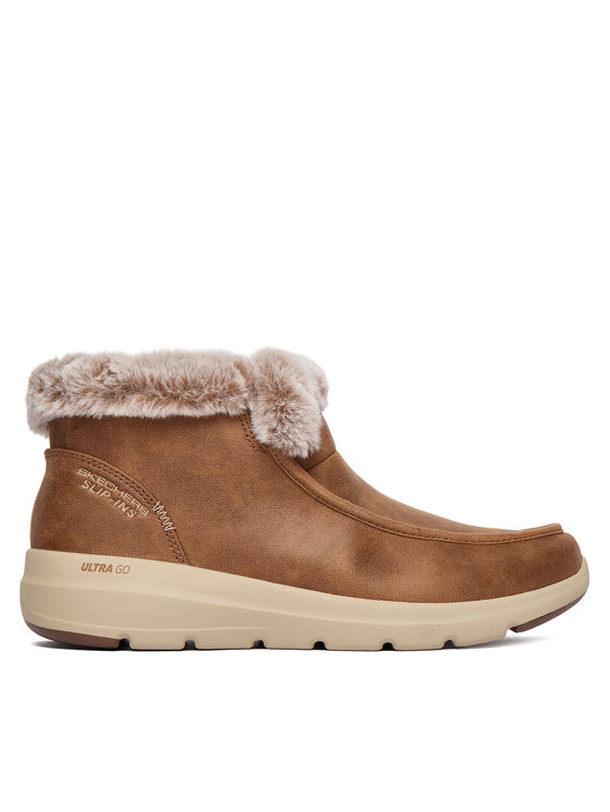 Skechers Botki Glacial Ultra 144221/CSNT Brązowy