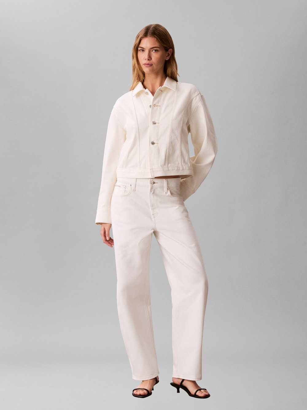 Calvin Klein Jeans Dżinsy Kobiety Bawełna (100%) biały, 28-30