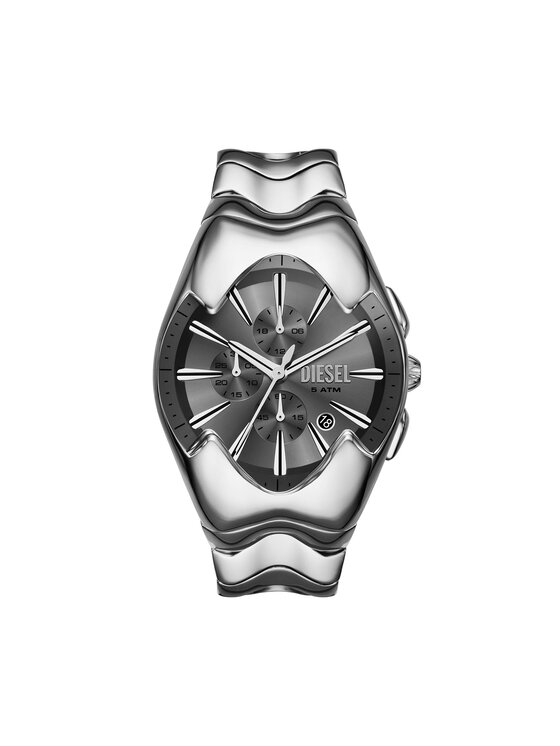 Diesel Zegarek Mercurial DZ4683 Srebrny