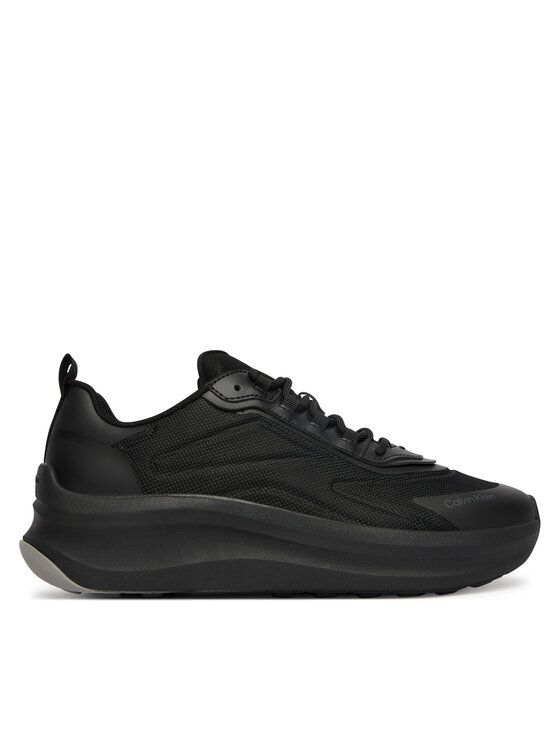 Calvin Klein Sneakersy Chunky Runner Laceup Hf Blst Ny HW0HW03111 Czarny